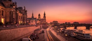 Die Brühlsche Terrasse in Dresden